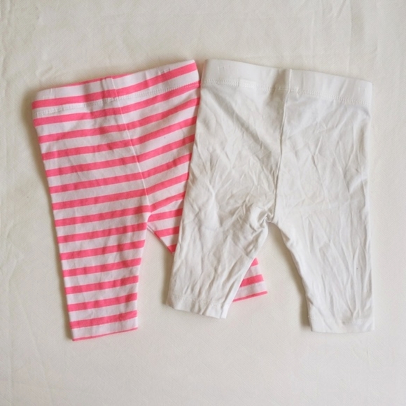 joe fresh 4-pack cropped leggings bundle 3-6 months baby girl - Picture 5 of 7